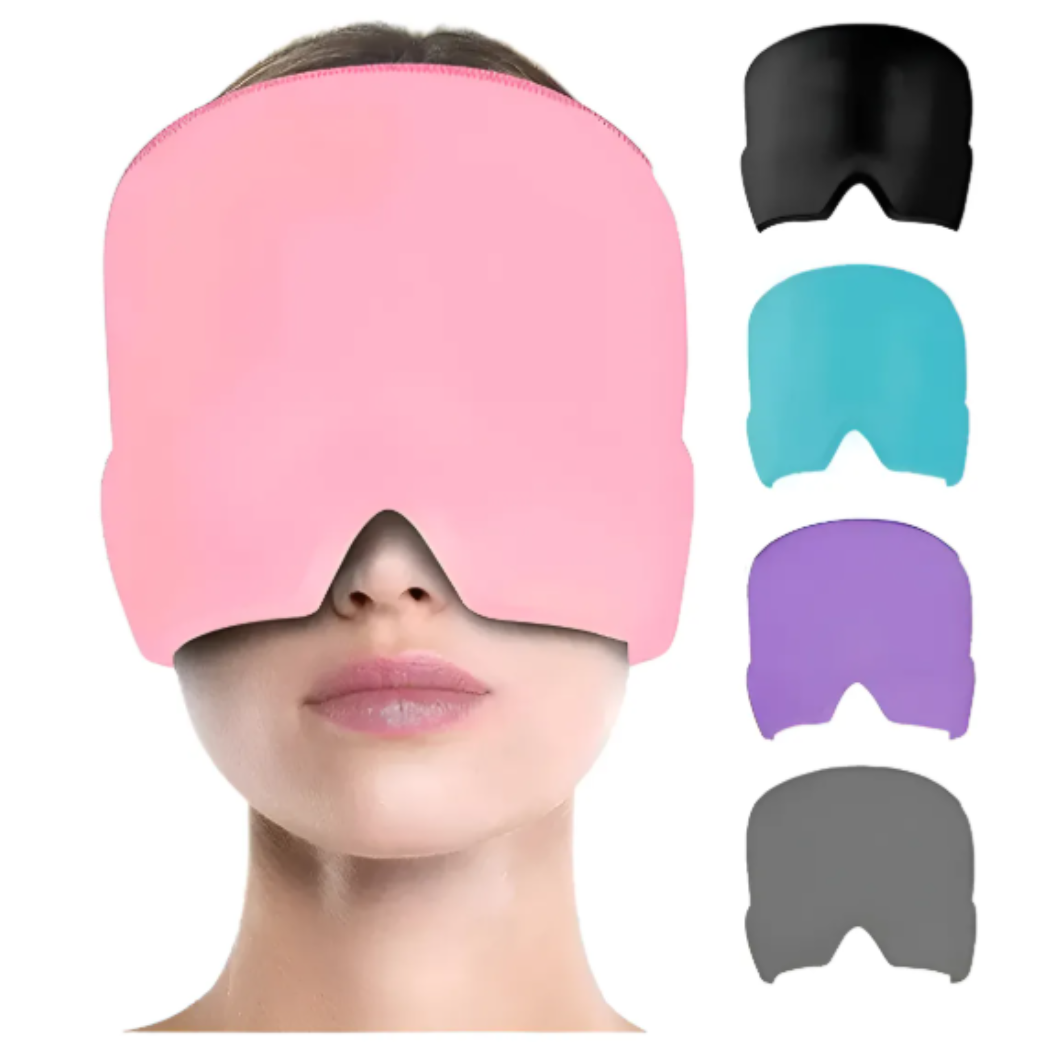 Gorro Terapéutico Para Migrañas Con Gel Frio/Calor